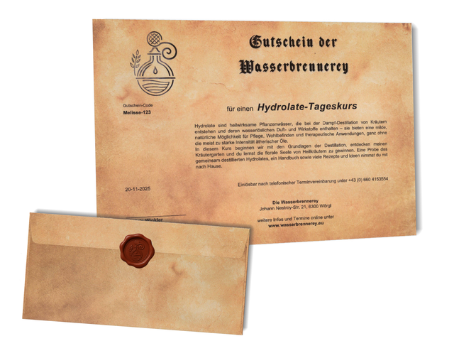Gutschein Hydrolate-Tageskurs